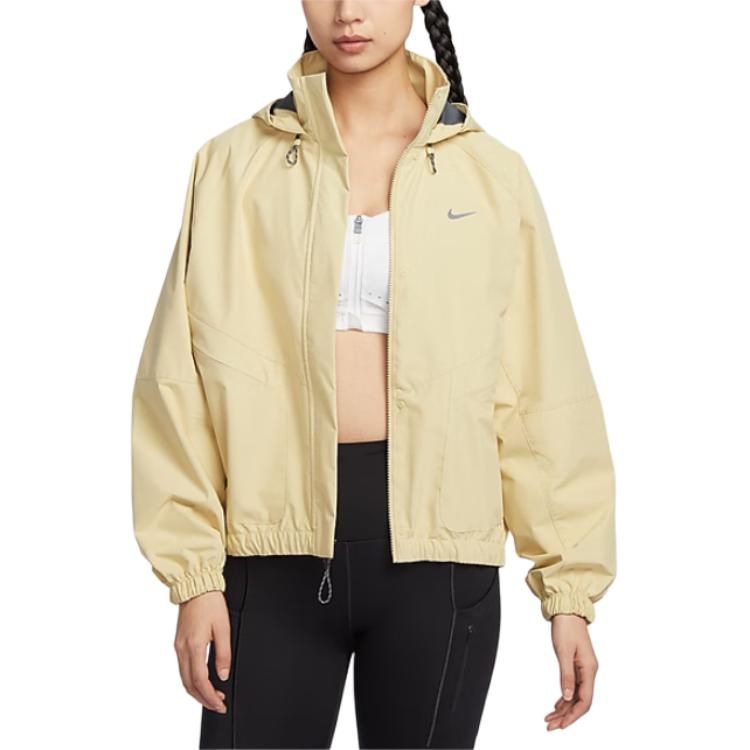 Nike Куртка AS W NK SWIFT SF JKT женские yellow — фото 3