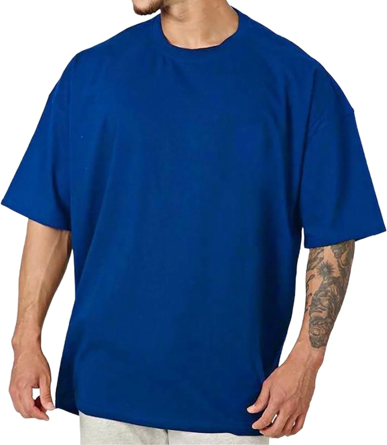 

Мужская футболка Big and Tall Oversized Cotton Quick Dry