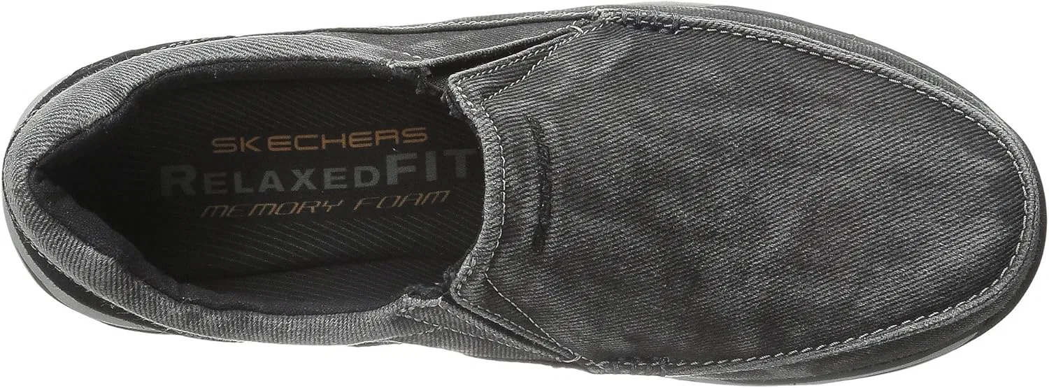 Мужские мокасины Skechers Expected-Avillo, Black — фото 3
