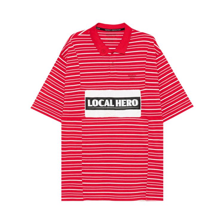 

Поло Martine Rose Oversized Panelled Polo, Red