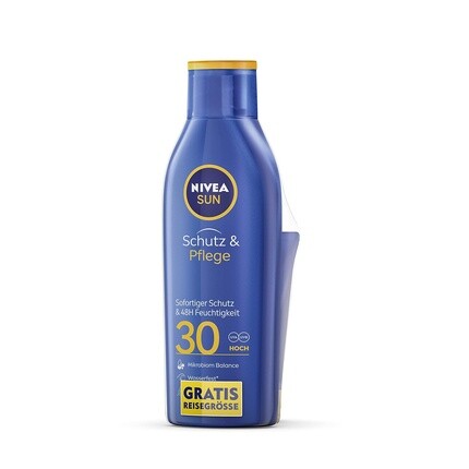 

Солнцезащитный крем Nivea Sun Protection & Care LSF 30, 250 мл + Солнцезащитный крем для увлажнения, 30 мл