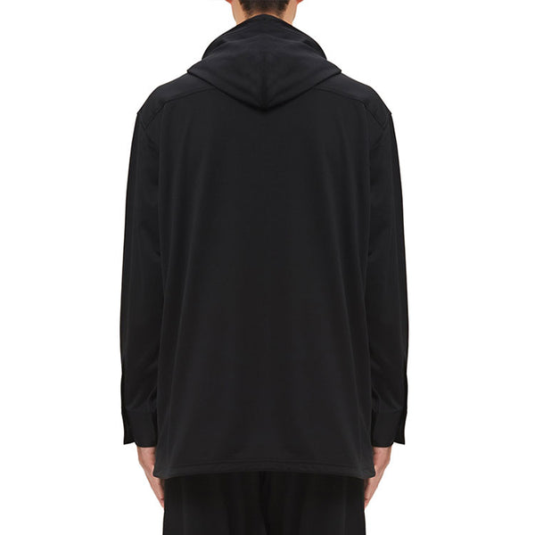 Куртка men's y-3 hooded track jacket black Adidas, черный — фото 4