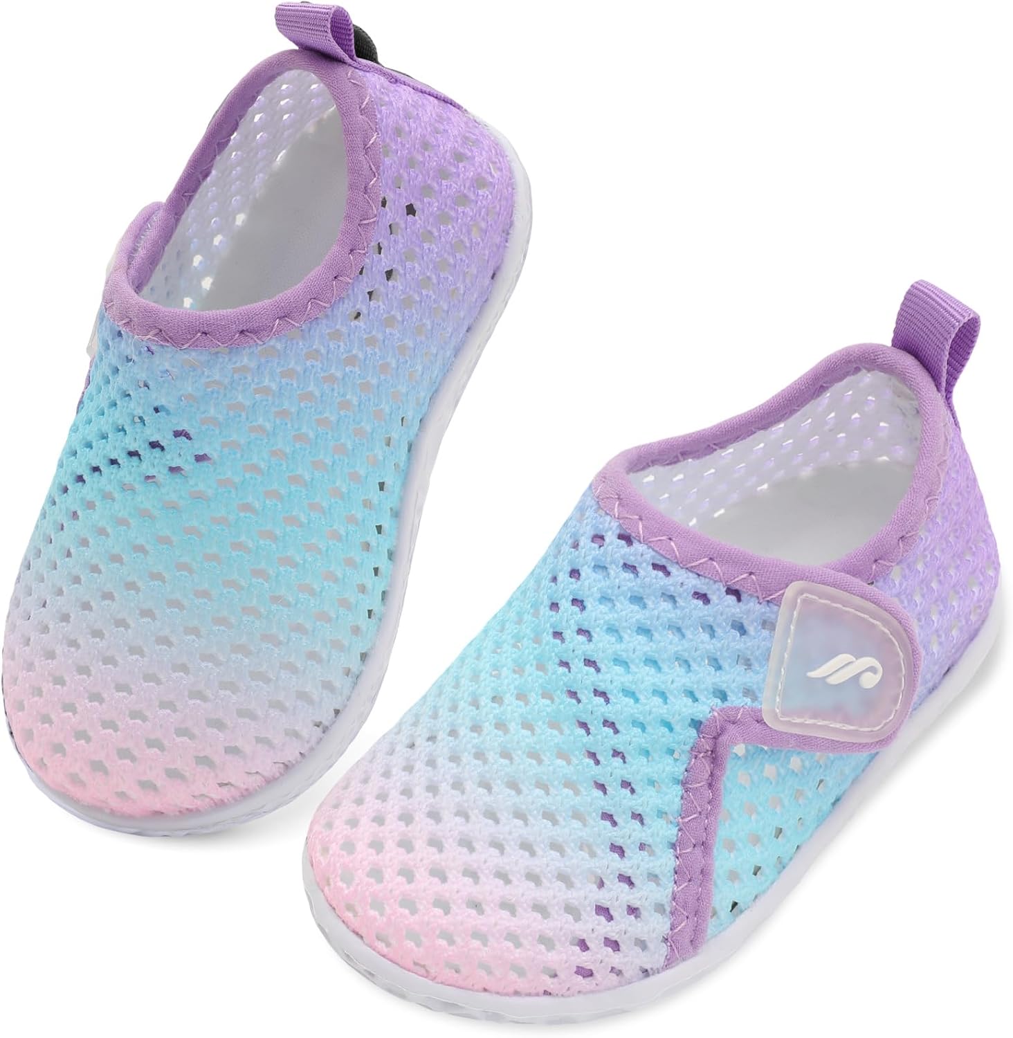 

Детские обувь для плавания JIASUQI для мальчиков и девочек, для бассейна, пляжа, прогулок, спортивные сандалии и кроссовки, фиолетовый