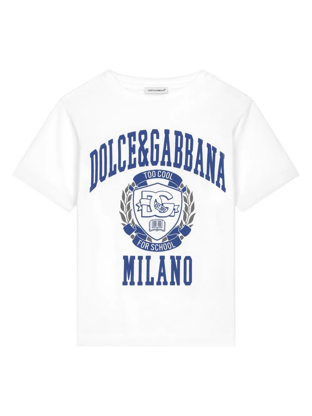 

Футболка с логотипом Dolce & Gabbana Kids, белый