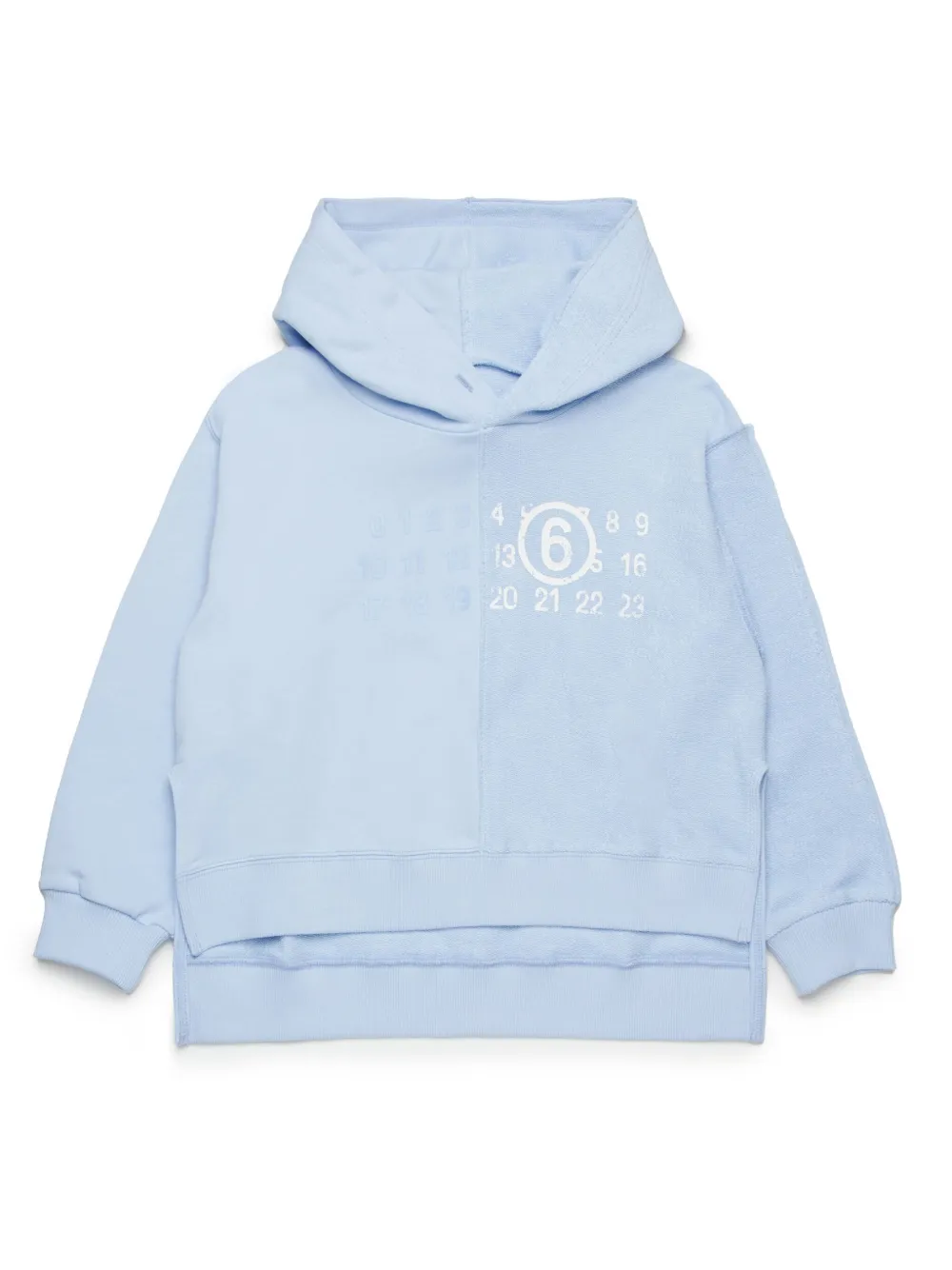 

Худи Numbers MM6 Maison Margiela Kids, синий