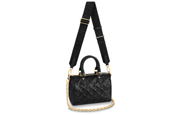 

LOUIS VUITTON Сумка через плечо Speedy Bandouliere 22 черная