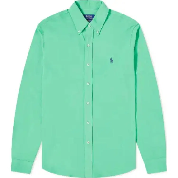 Поло с вышитым пони из хлопка Polo Ralph Lauren, Green