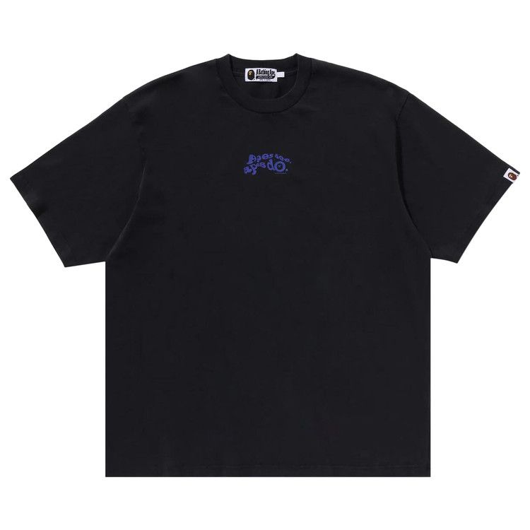 

Футболка BAPE Garment Dye Logo Relaxed Fit Tee, Charcoal