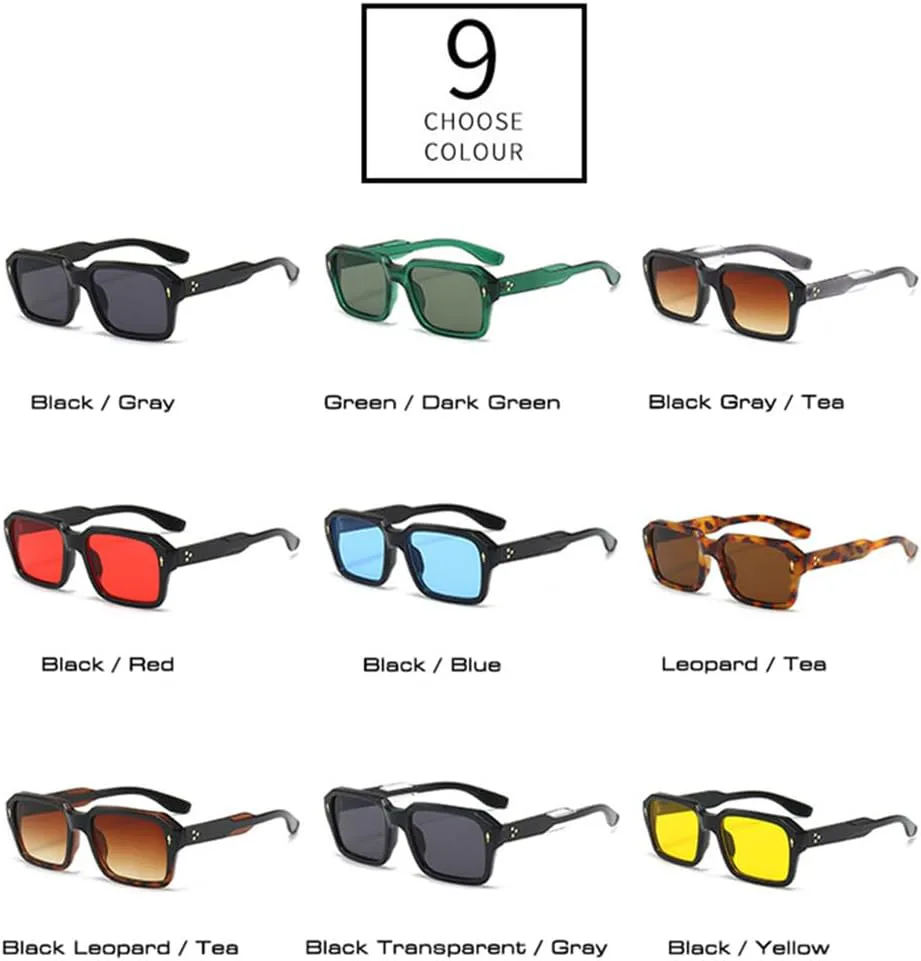 

Солнцезащитные очки UV400 с прозрачными градиентными линзами Punk Rivets для женщин и мужчин, для бега и занятий спортом на открытом воздухе UYPTK, Black Yellow