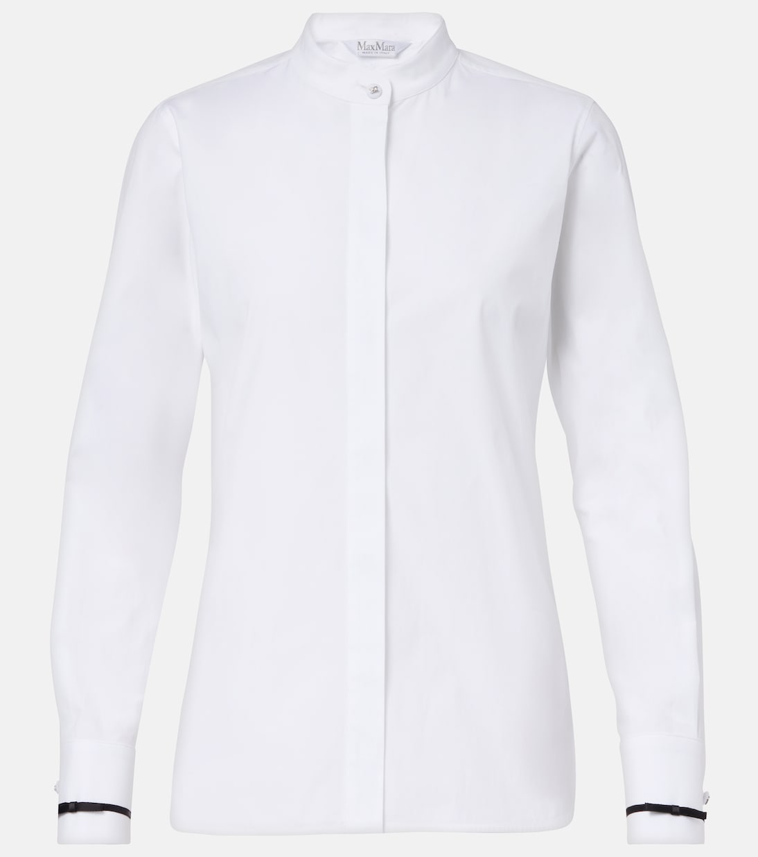 

Отранто хлопковая поплиновая рубашка Max Mara, BIanco Ottico