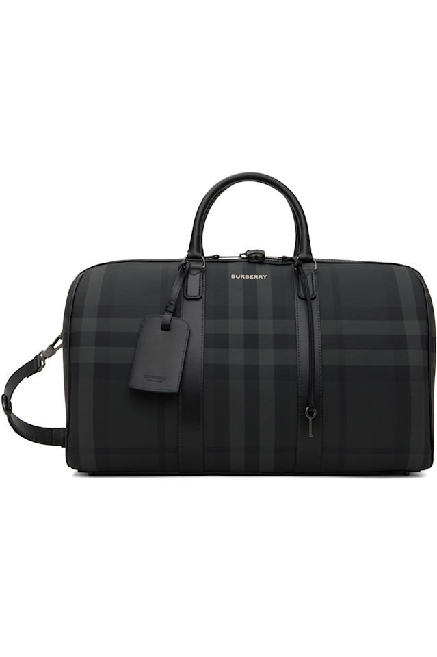 

Бостонская дорожная сумка Duffel Bag Burberry, цвет charcoal