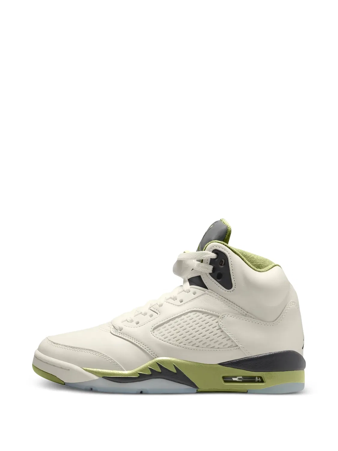 Кроссовки Air Jordan 5 на шнуровке, белый