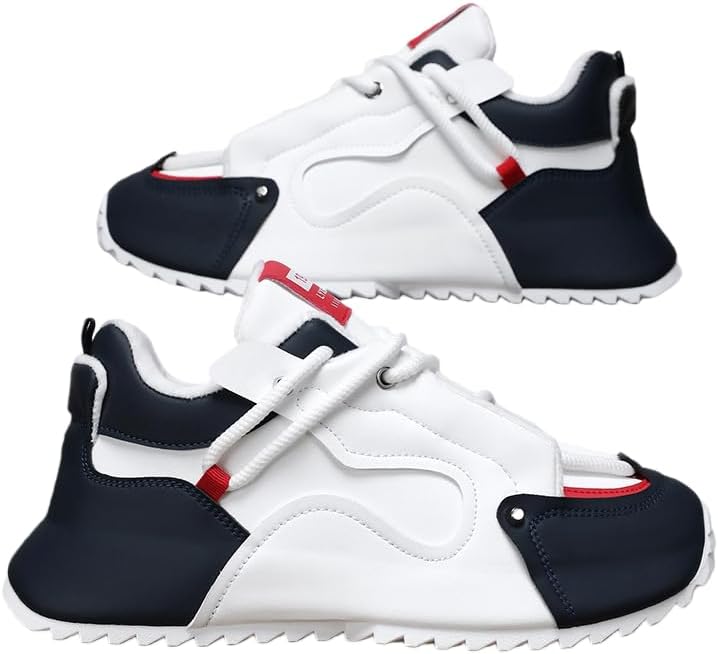 

Мужские слипоны на толстой подошве, модные, с двойной шнуровкой, ажурные, дышащие, удобные для всех сезонов, для прогулок на открытом воздухе, бега, кемпинга. Доступны с флисовой подкладкой или без нее Hhhchpm, синий