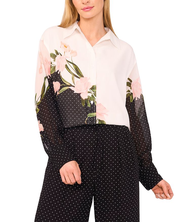 

Блуза на пуговицах Ted Baker, белый