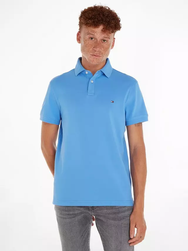 

Поло Tommy Hilfiger 1985 Classic Short Sleeve, цвет blue/spell