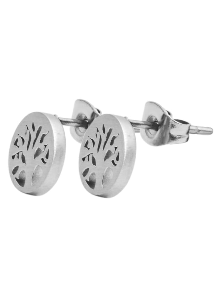 

Adeliás Женское колье - цепочка-якорь из нержавеющей стали, 43 см, серебро