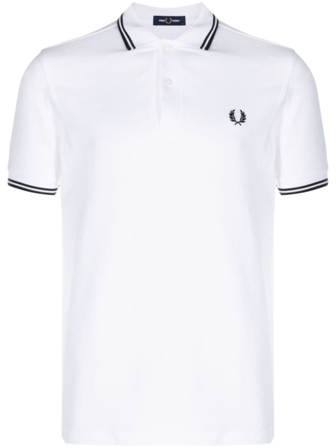 

Fred Perry рубашка поло с логотипом, белый