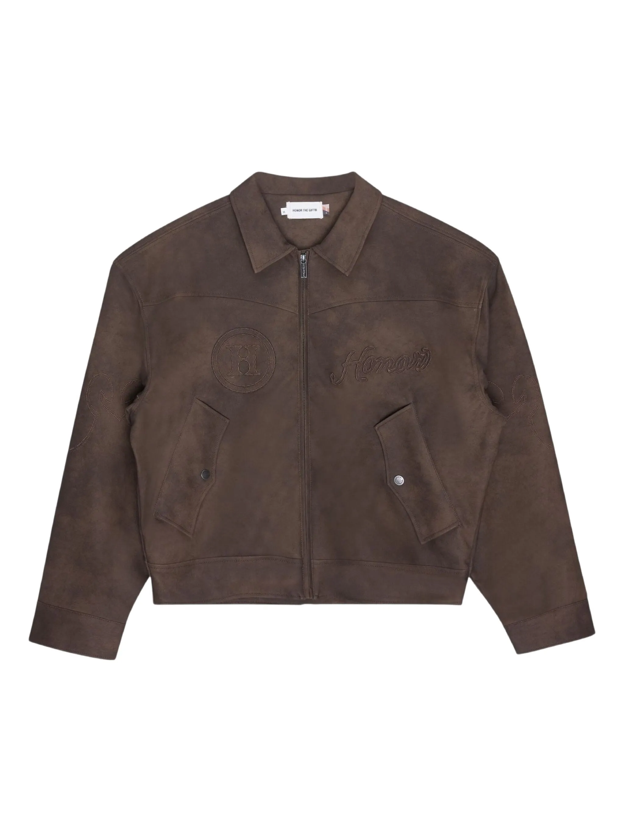 

Куртка Aged с вышитым логотипом Honor The Gift, коричневый