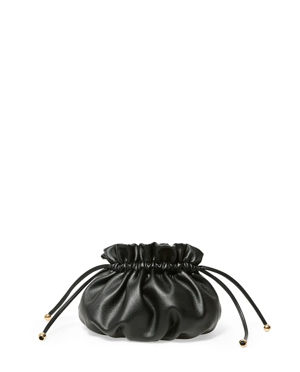 

Мини-сумка-мешок со сборками Sfera, черный