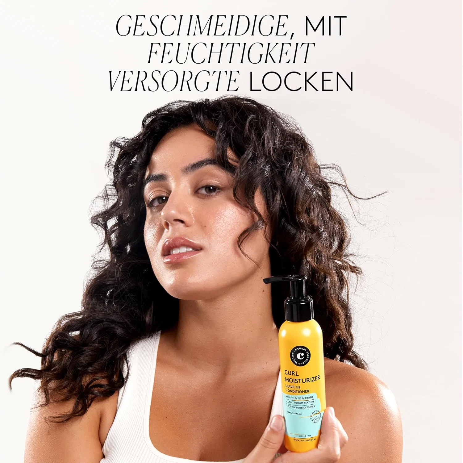 Несмываемый увлажняющий крем для кудрей «Curl Moisturiser» от COCUNAT Cocunat — фото 2