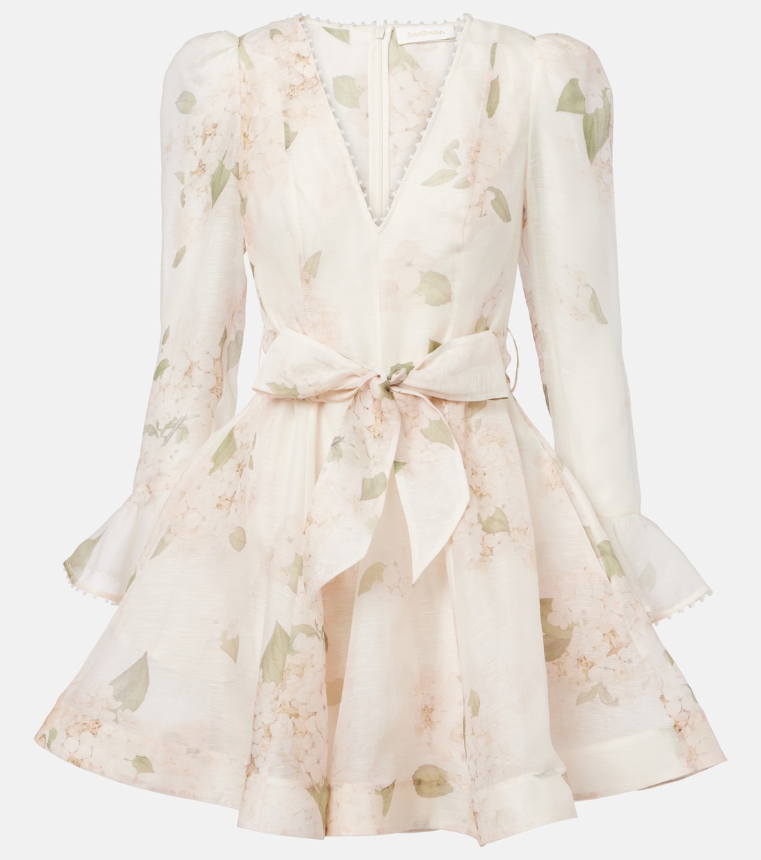

Мини-платье из льна и шелка Balance Zimmermann, White Hydrangea
