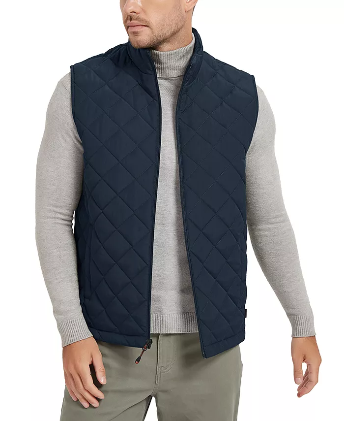 

Мужская стеганая жилетка Diamond Quilted Heritage Hawke & Co., синий
