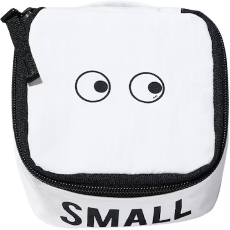 

UNIQLO Полиамидная дорожная сумка для хранения унисекс белая, White