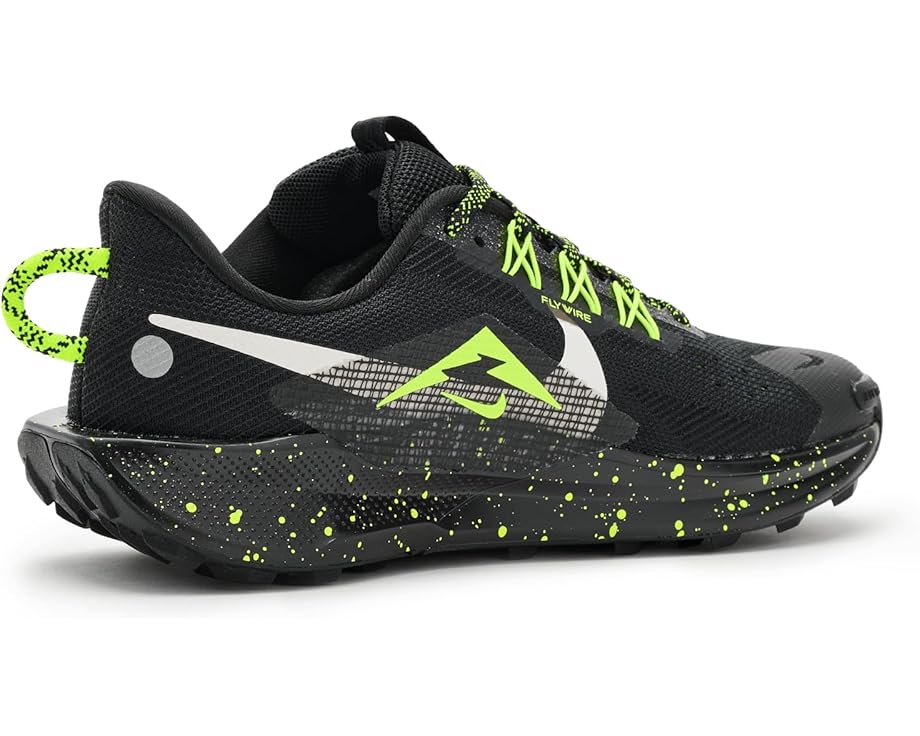 Детские кроссовки Nike Pegasus Trail 5 (Little Kid/Big Kid) Nike Kids, Black/Phantom/Volt Ice — фото 3