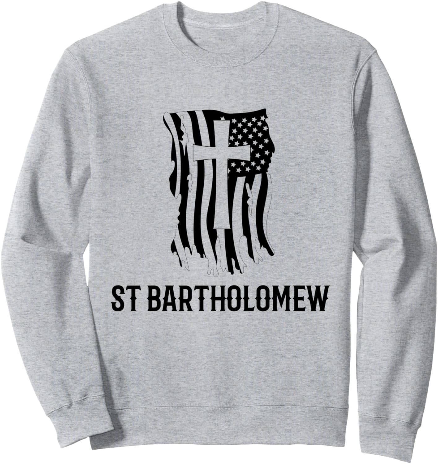 

Толстовка с изображением традиционной католической молитвы апостола Варфоломея St Bartholomew 12 Disciples Christian Catholic, серый