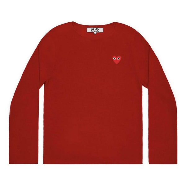 

Свитер creneck sweater red emblem 'red' Comme Des Garcons Play, красный