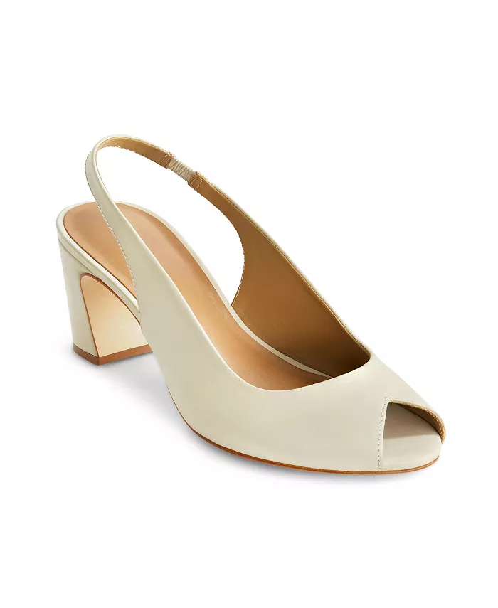 Бернардо Аделл Туфли-лодочки с открытым мысом Bernardo Footwear, коричневый/бежевый — фото 3