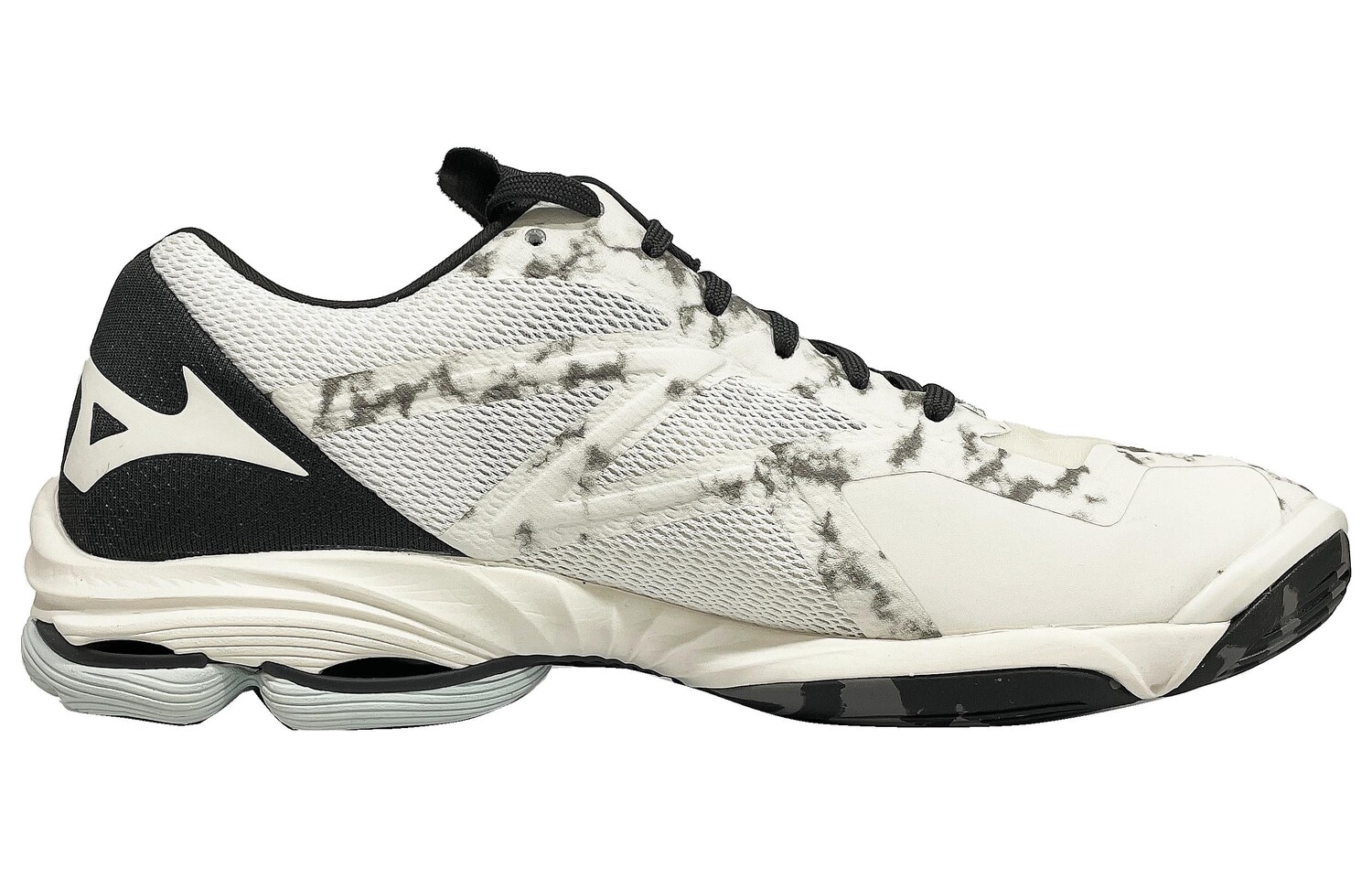 

Mizuno Кроссовки унисекс, Marble White/Black/Gray