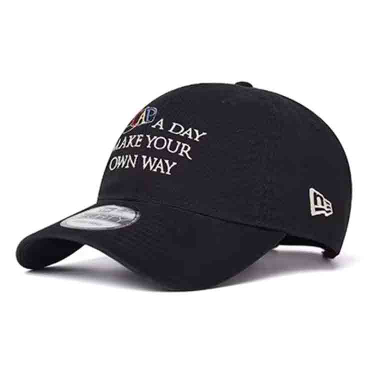 

New Era Хлопковая бейсболка унисекс черная, Black