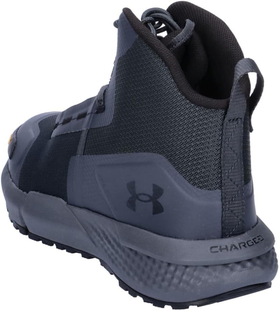 Мужские военные и тактические ботинки Under Armour Charged Valsetz Mid, черный — фото 4