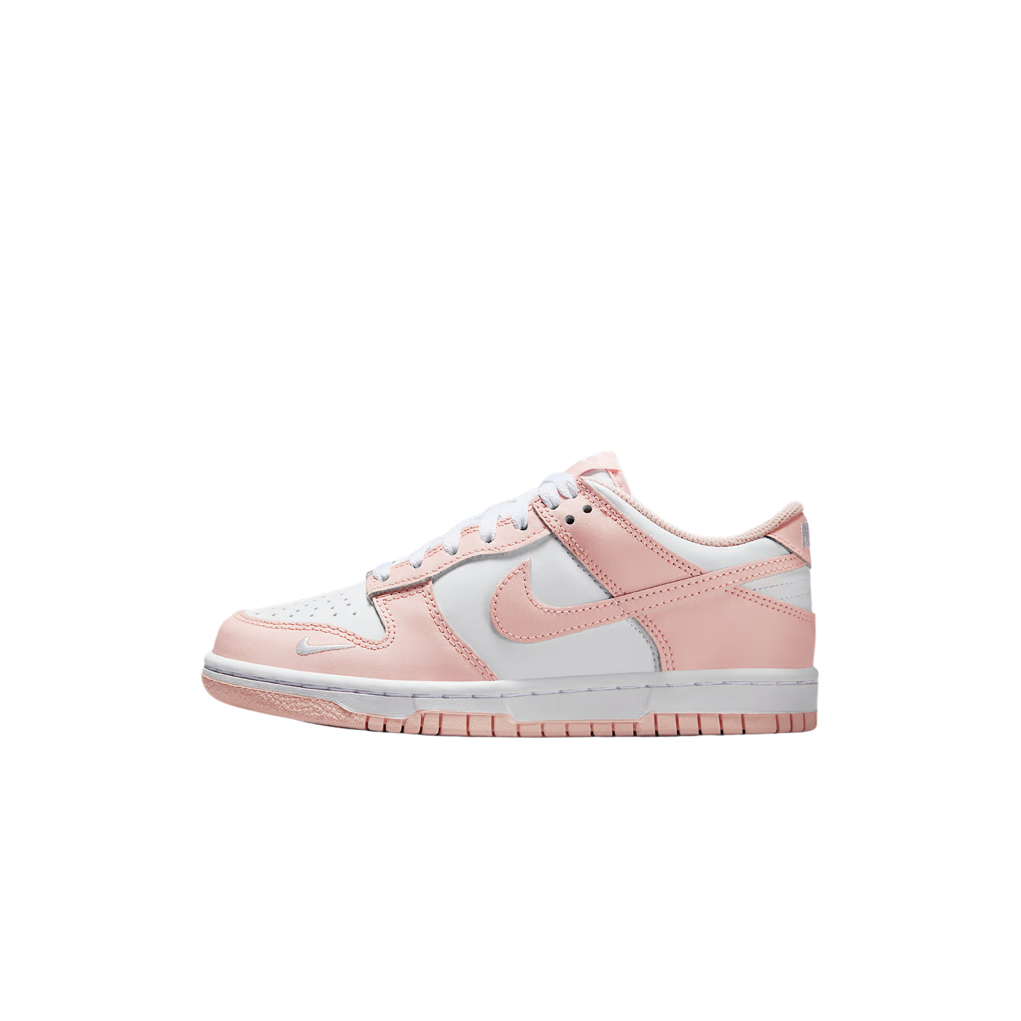 

Детские кроссовки для скейтбординга Dunk Low Top Nike, розовый/белый