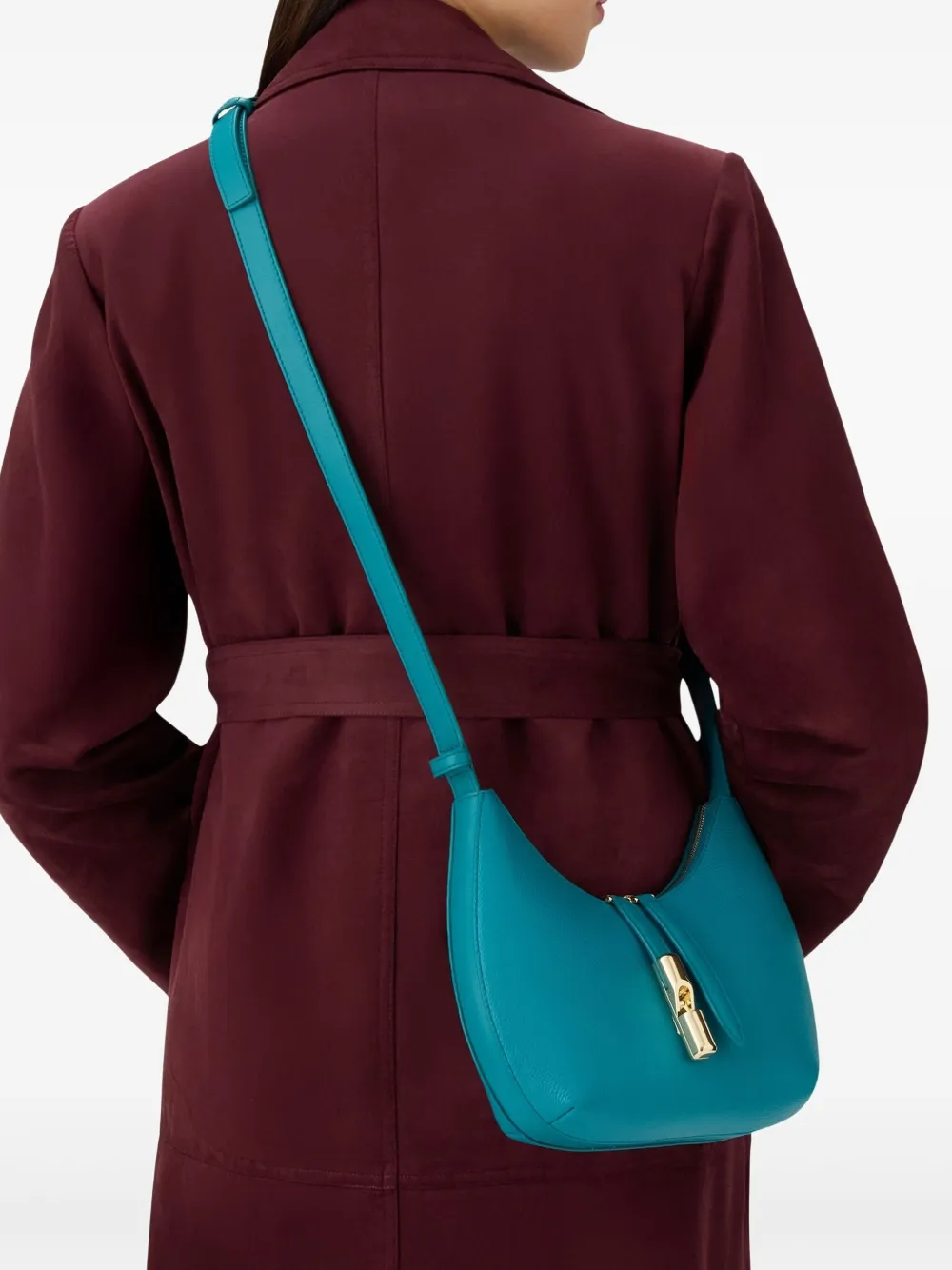 

Маленькая сумка на плечо Goccia Furla, синий