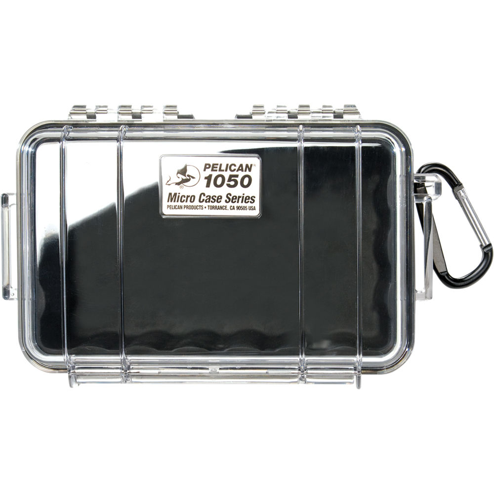

Чехол Pelican 1050 Micro (прозрачный черный)