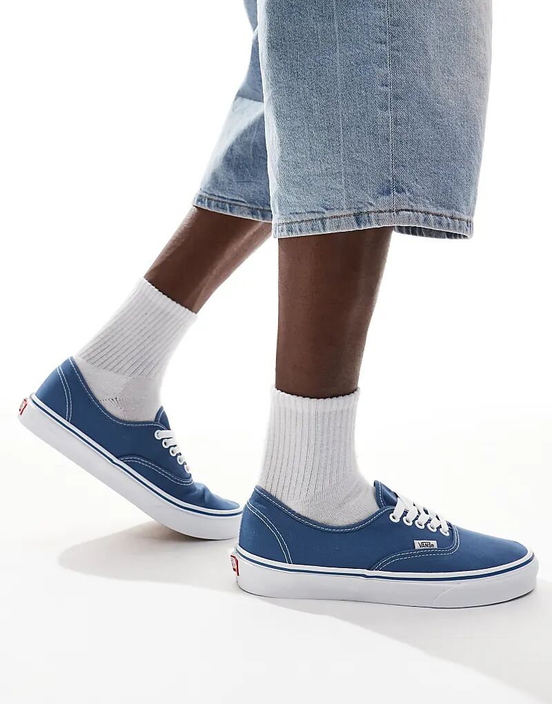 

Аутентичные кроссовки в сине-белом цвете Vans
