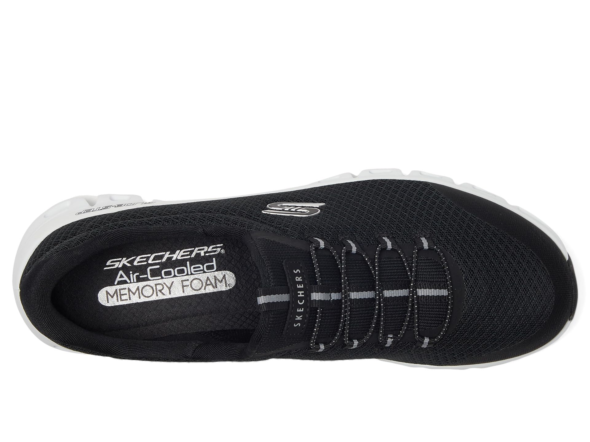 Кроссовки SKECHERS Glide Step Resilience, Black White — фото 2