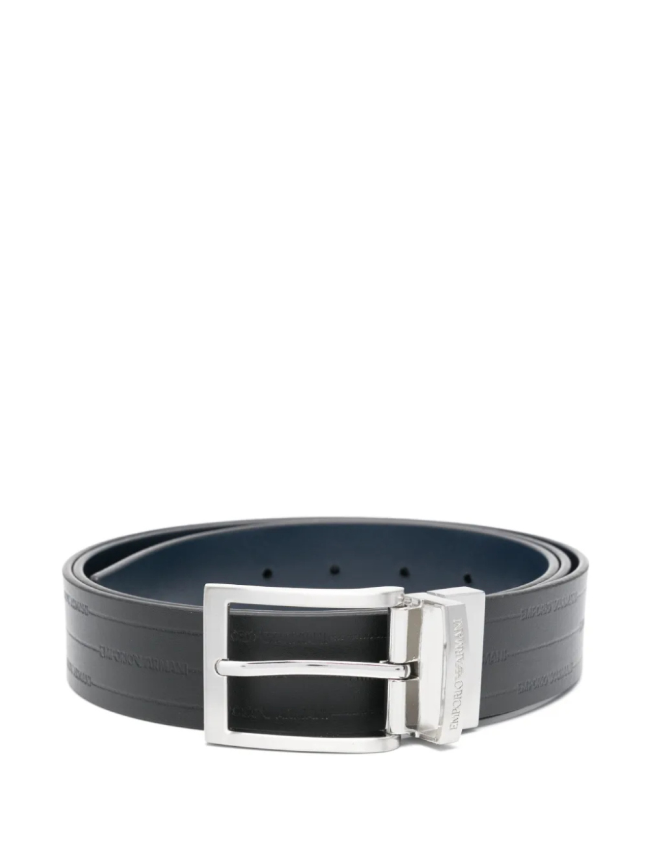 

Emporio Armani ремень с тисненым логотипом, черный