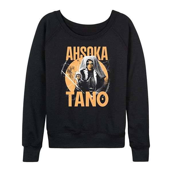 

Женская футболка с длинным рукавом Ahsoka Tano Star Map French Terry Star Wars, Black