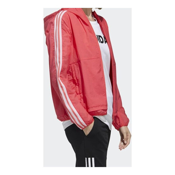 

Куртка с принтом куртка с капюшоном Adidas, красный