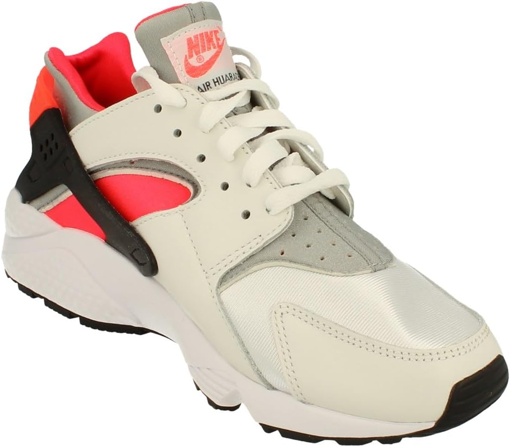 Мужские кроссовки для бега Nike Air Huarache, белый/черный/красный — фото 4