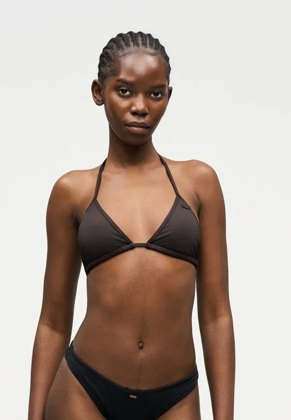 Верх бикини Lacoste Brown — фото 4