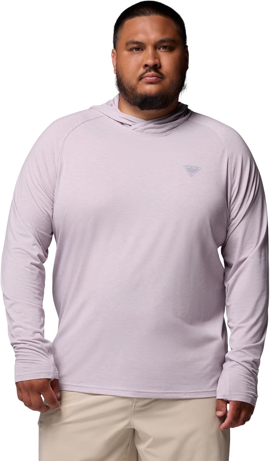 

Толстовка Columbia mens Pfg Uncharted, Lavender Pearl Heather, Белый, Толстовка Columbia mens Pfg Uncharted, Lavender Pearl Heather