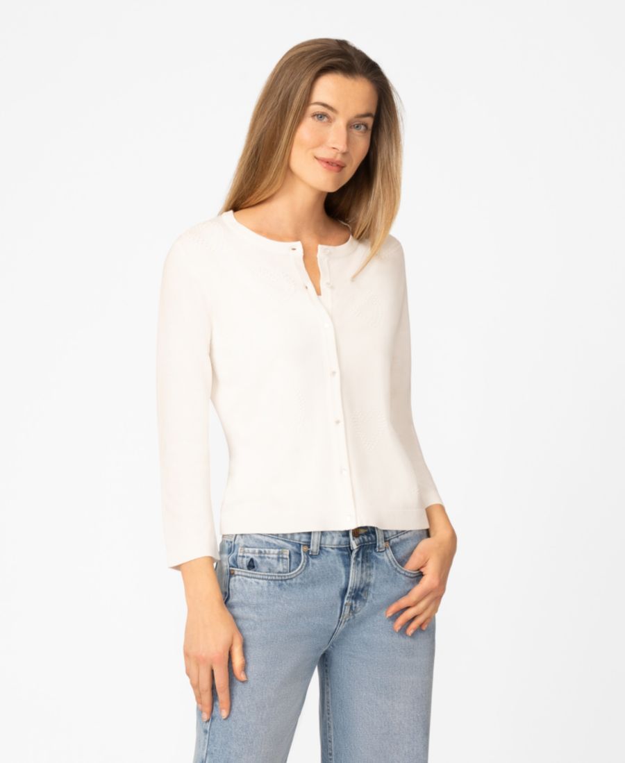 

Женский кардиган с вышитыми сердечками и пуговицами Melissa Paige, Snow White