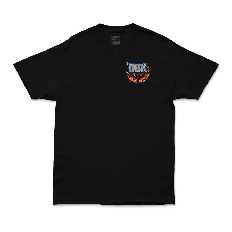 Детская футболка с широким вырезом Dirt Bike Kidz, Black — фото 2