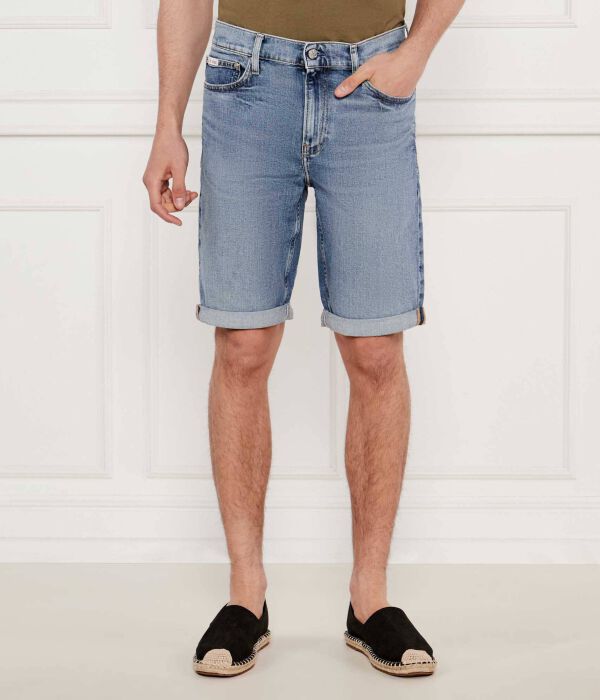 

Джинсовые шорты Slim fit Calvin Klein Jeans, синий