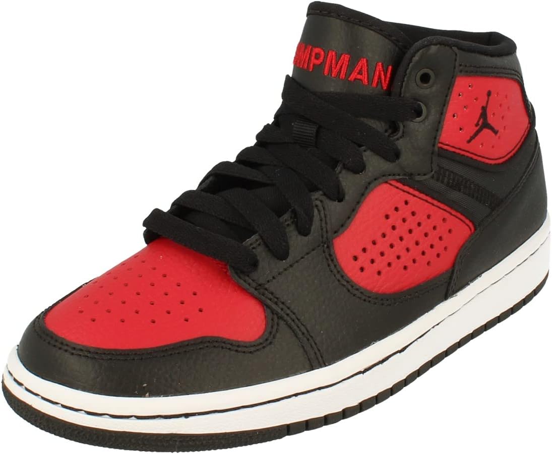 

Мужские кроссовки для легкой атлетики и баскетбола NIKE, Multicoloured Black Gym Red White 006