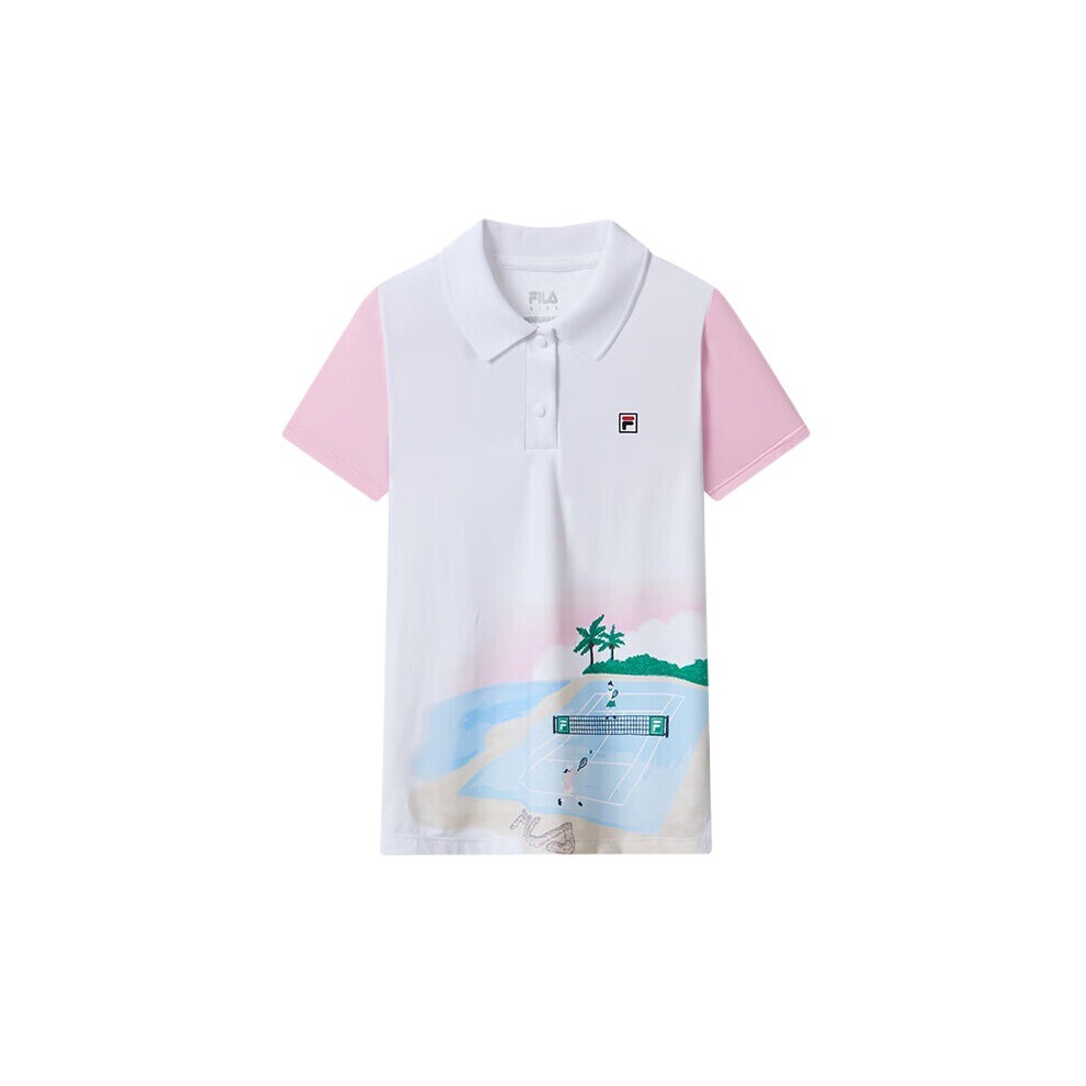

Детская футболка Fila Kids, цвет Jade White